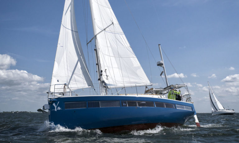 The Ya is specially designed and built as a sustainable sailing vessel.